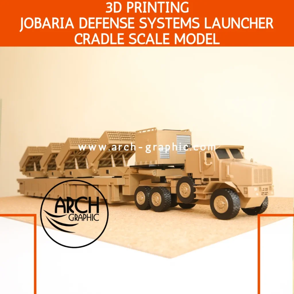 3D Printing Jobaria Defense Systems Launcher Cradle Scale Model