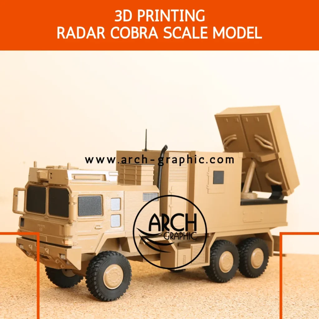 3D Printing Radar Cobra Scale Model