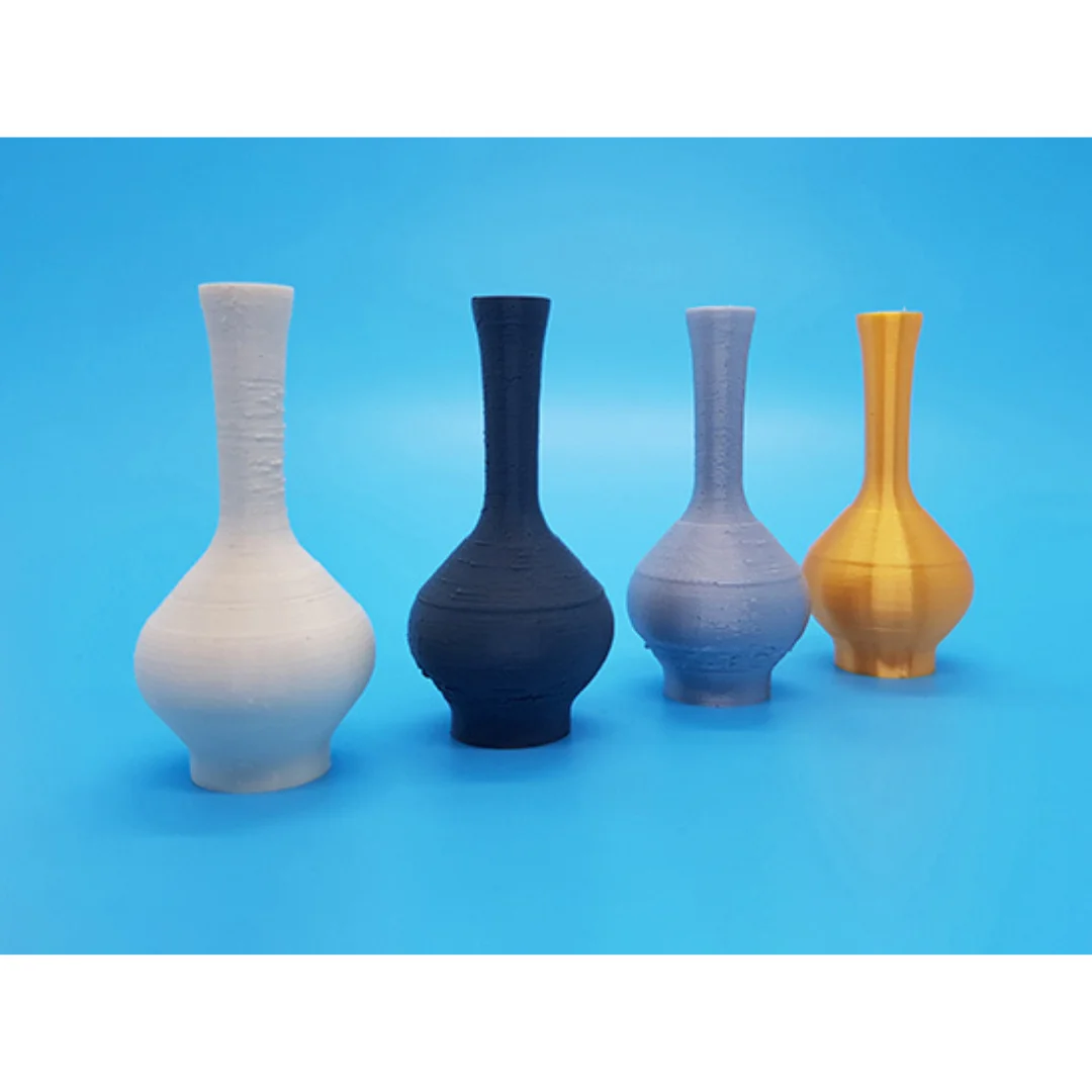 Arabic Vase models displayed together, showing their shape and open rims.