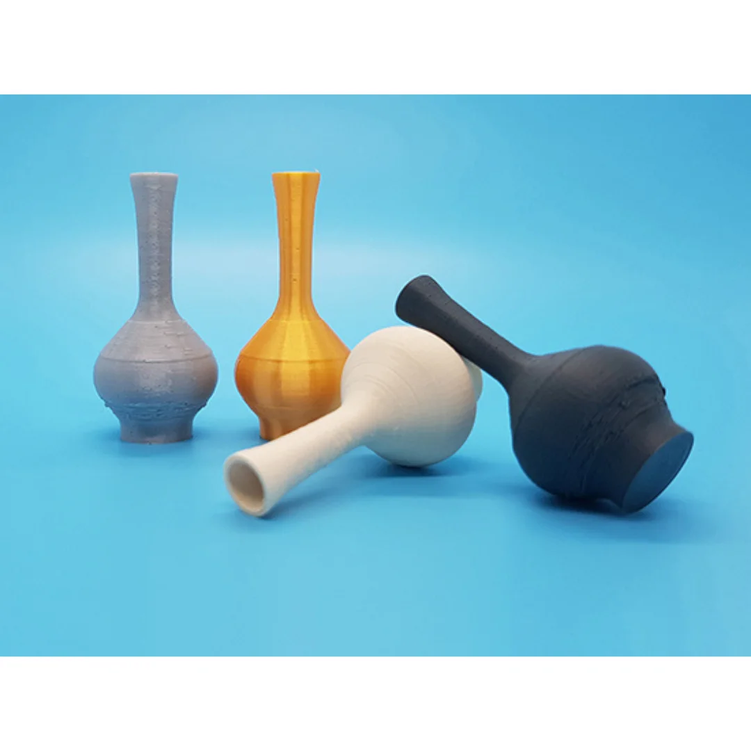 Arabic Vase models displayed together, showing their shape and open rims.