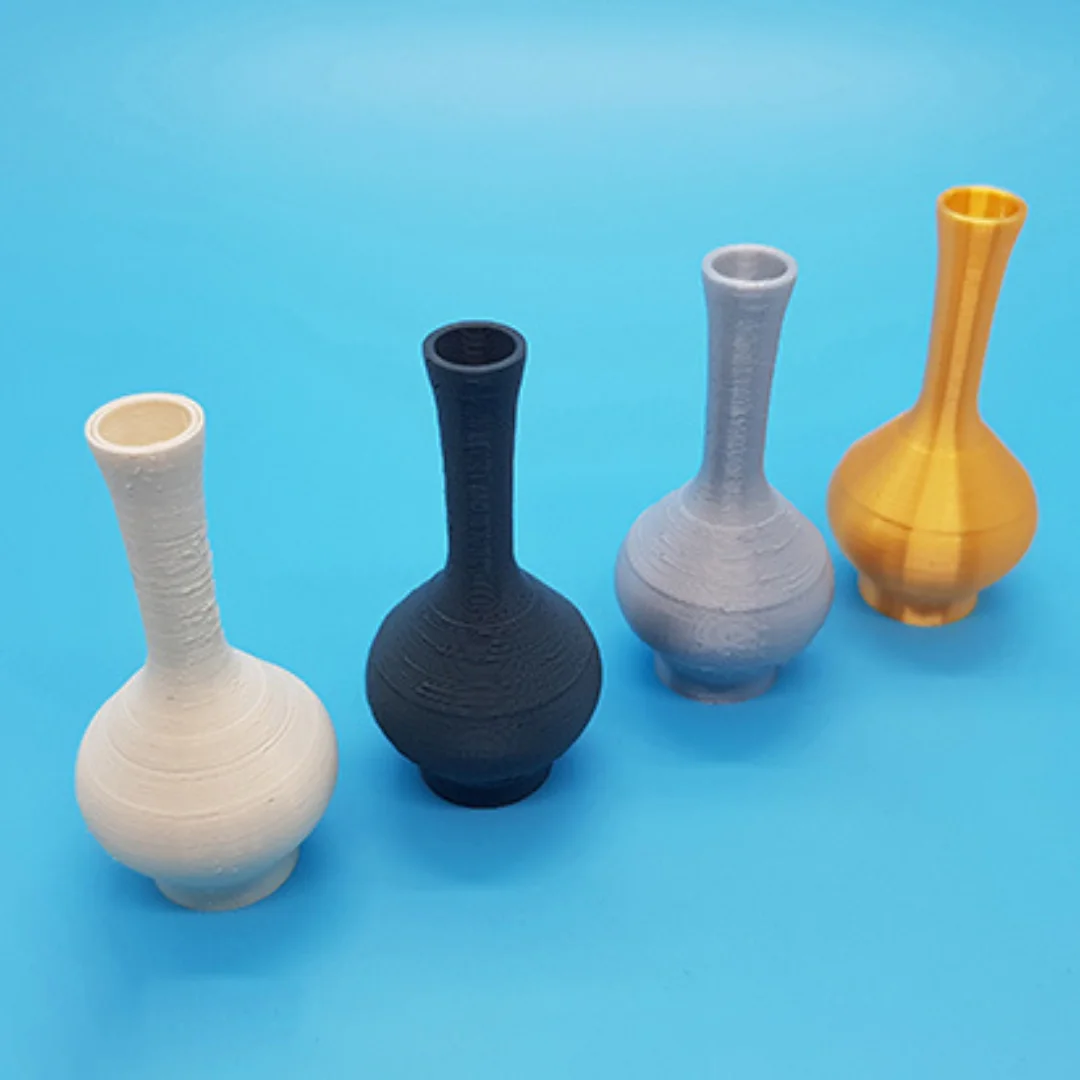 Arabic Vase models displayed together, showing their shape and open rims.