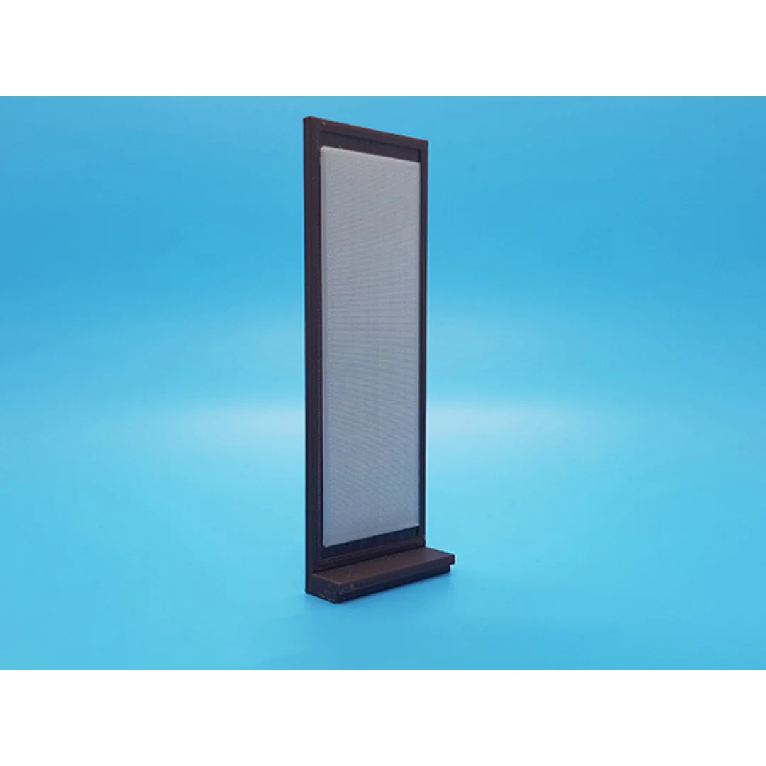 Modern miniature standing mirror at 1:20 scale.