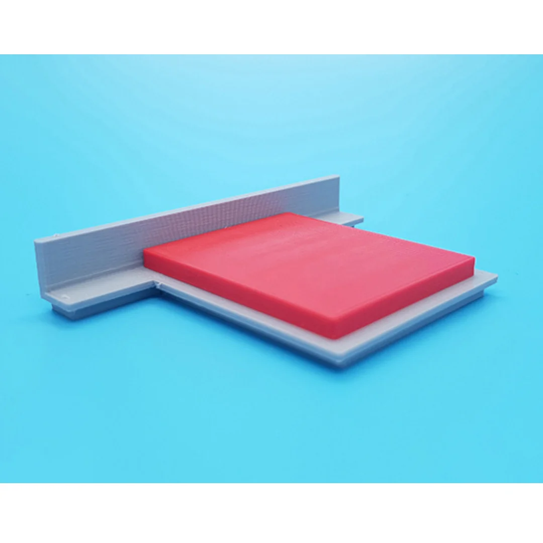 Chloe miniature bed at 1:50 scale, showing its headboard, mattress and base.