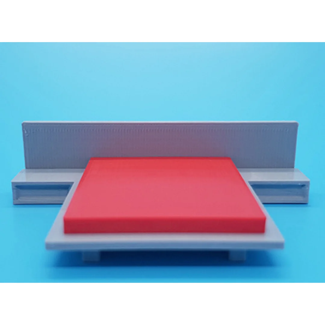 Cora miniature bed at 1:50 scale, showing its headboard, mattress and base.