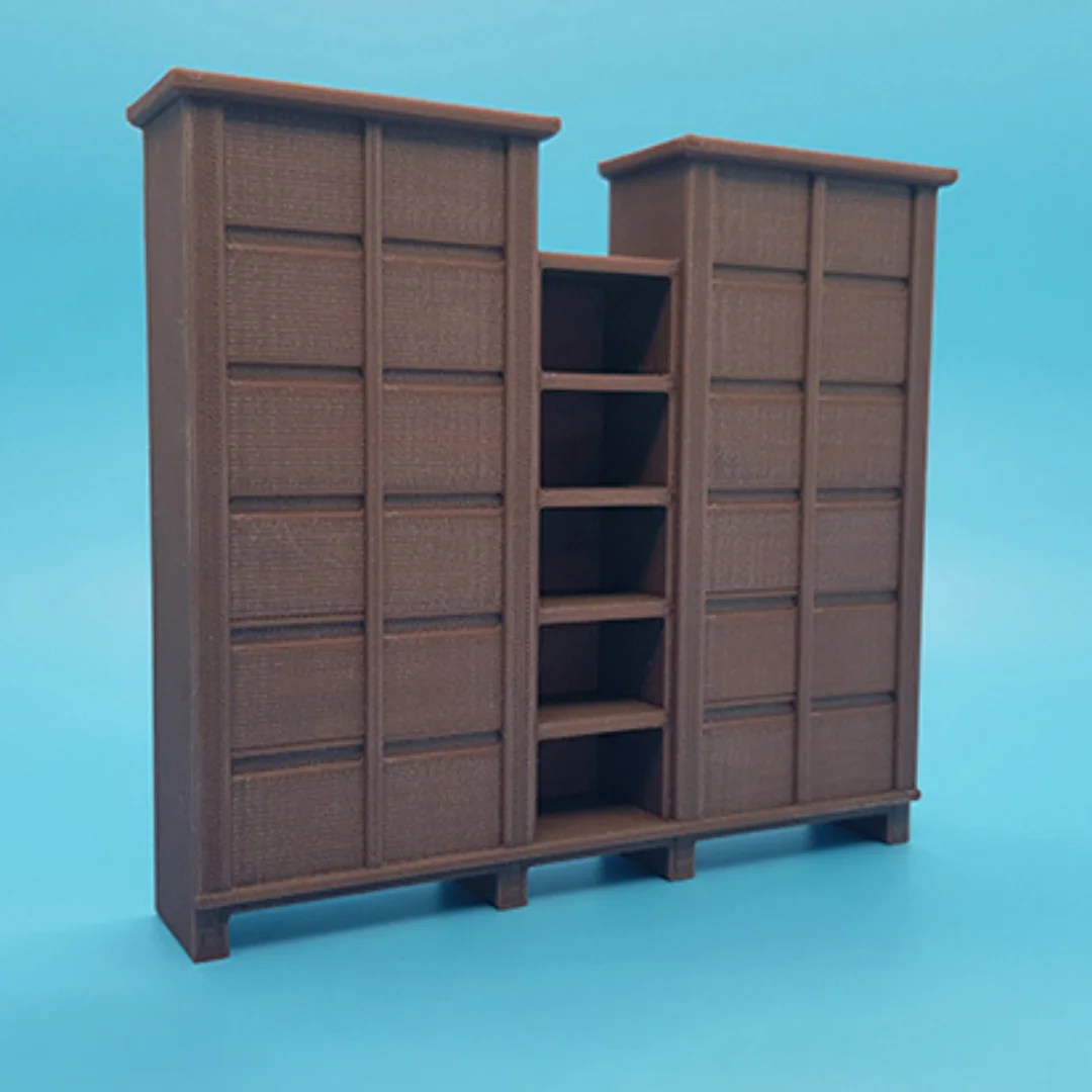 Jullia Small Cabinet miniature at 1:20 scale, shown at an angle.