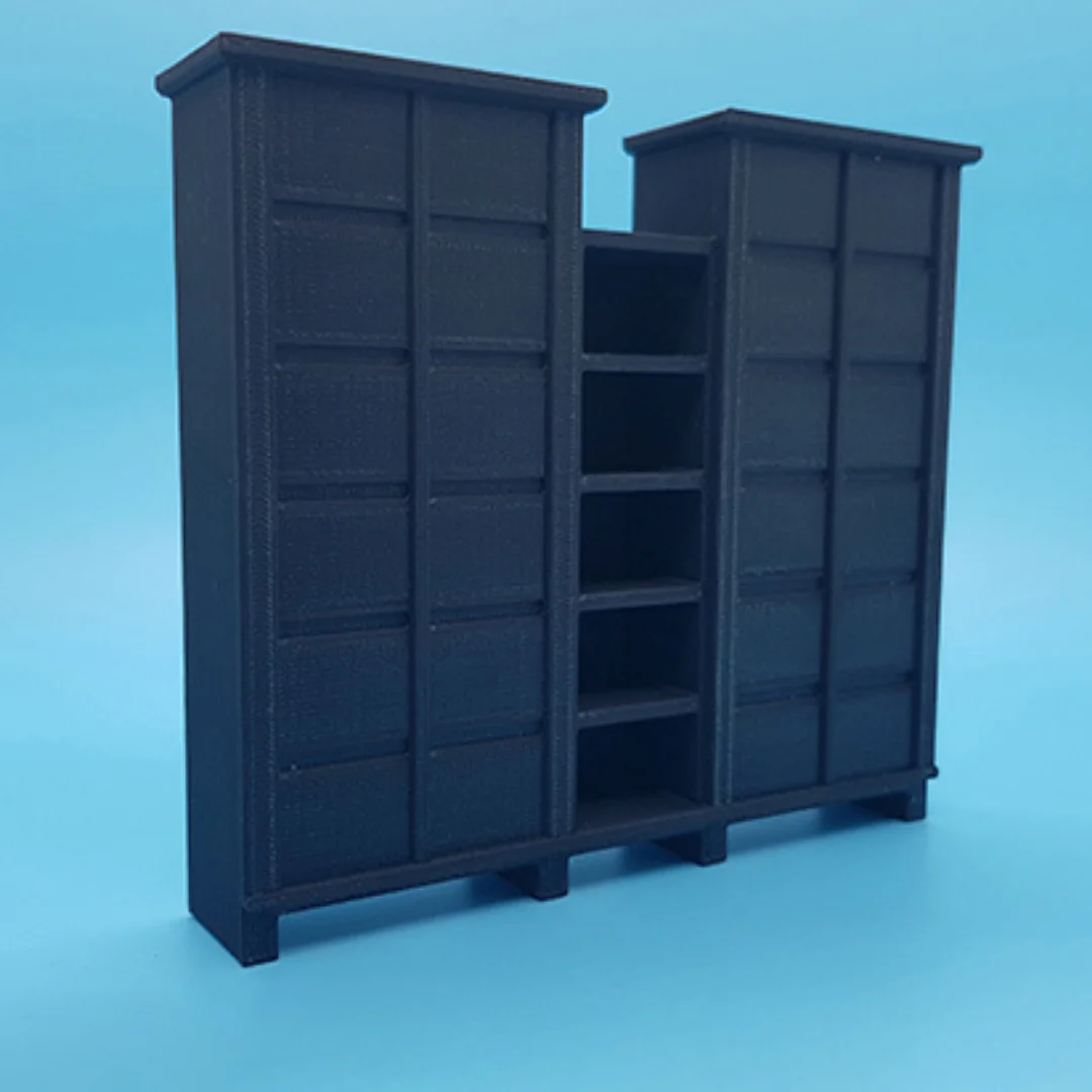 Jullia Small Cabinet miniature at 1:20 scale, shown at an angle.