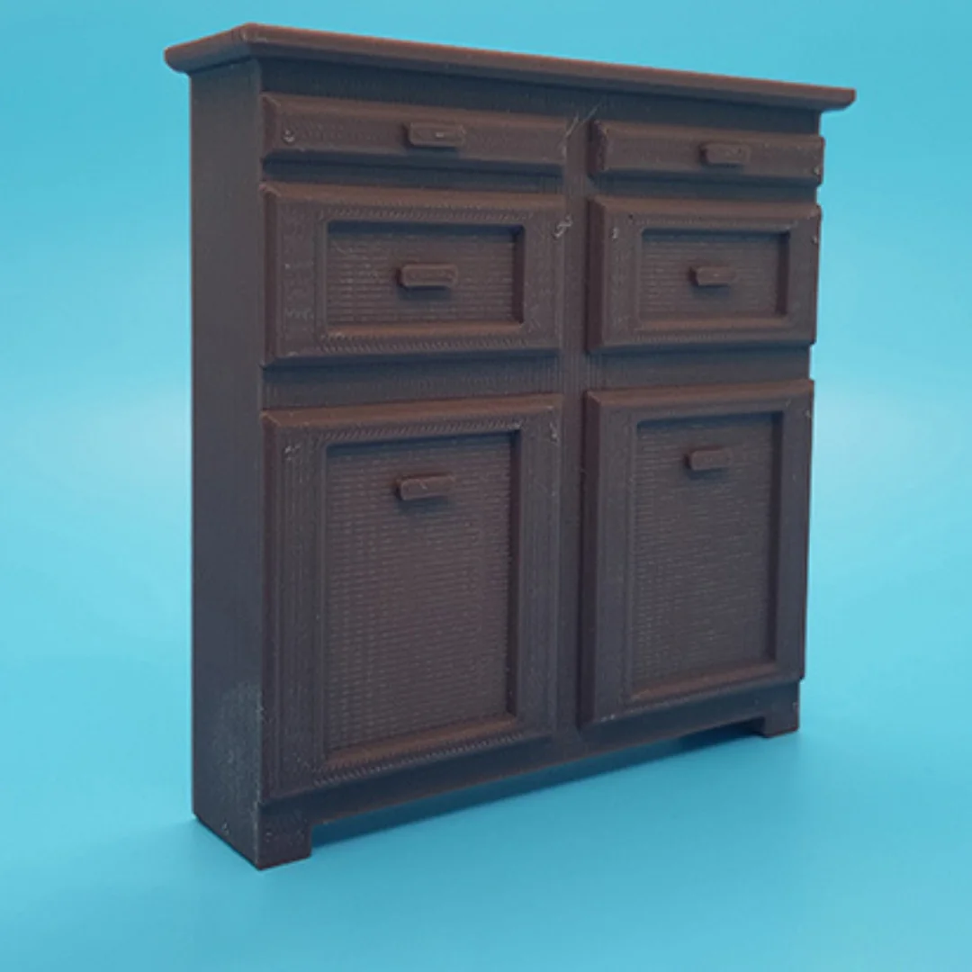 King-2 Cabinet miniature at 1:20 scale, shown at an angle.