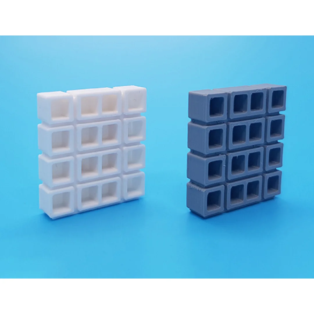Cubic Large Shelves miniature models displayed together at 1:50 scale.