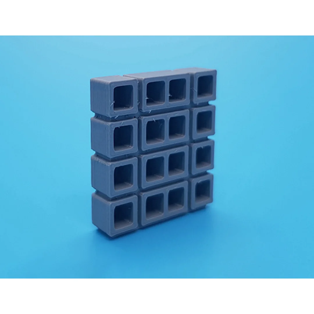 Cubic Large Shelves miniature model at 1:50 scale.
