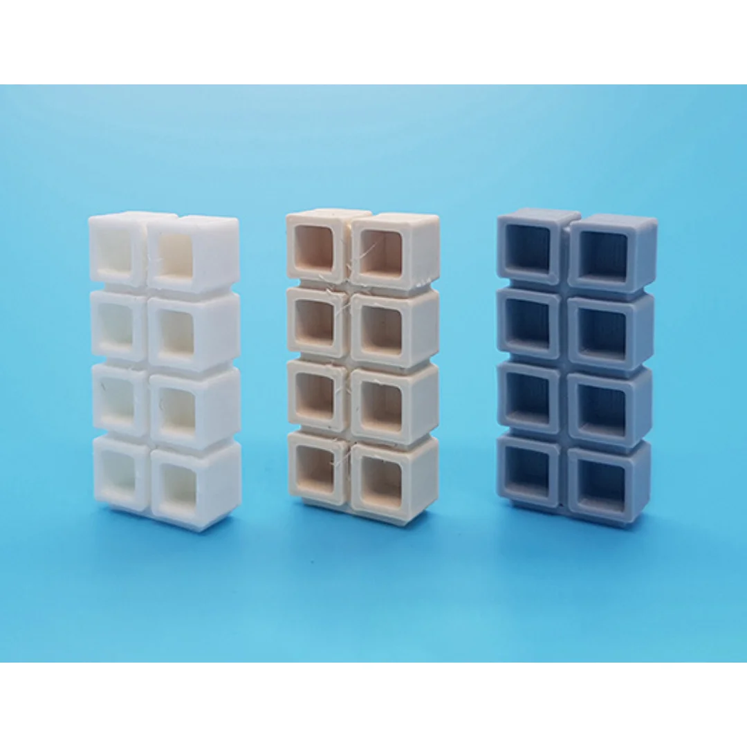 Cubic Small Shelves miniature models displayed together at 1:50 scale.