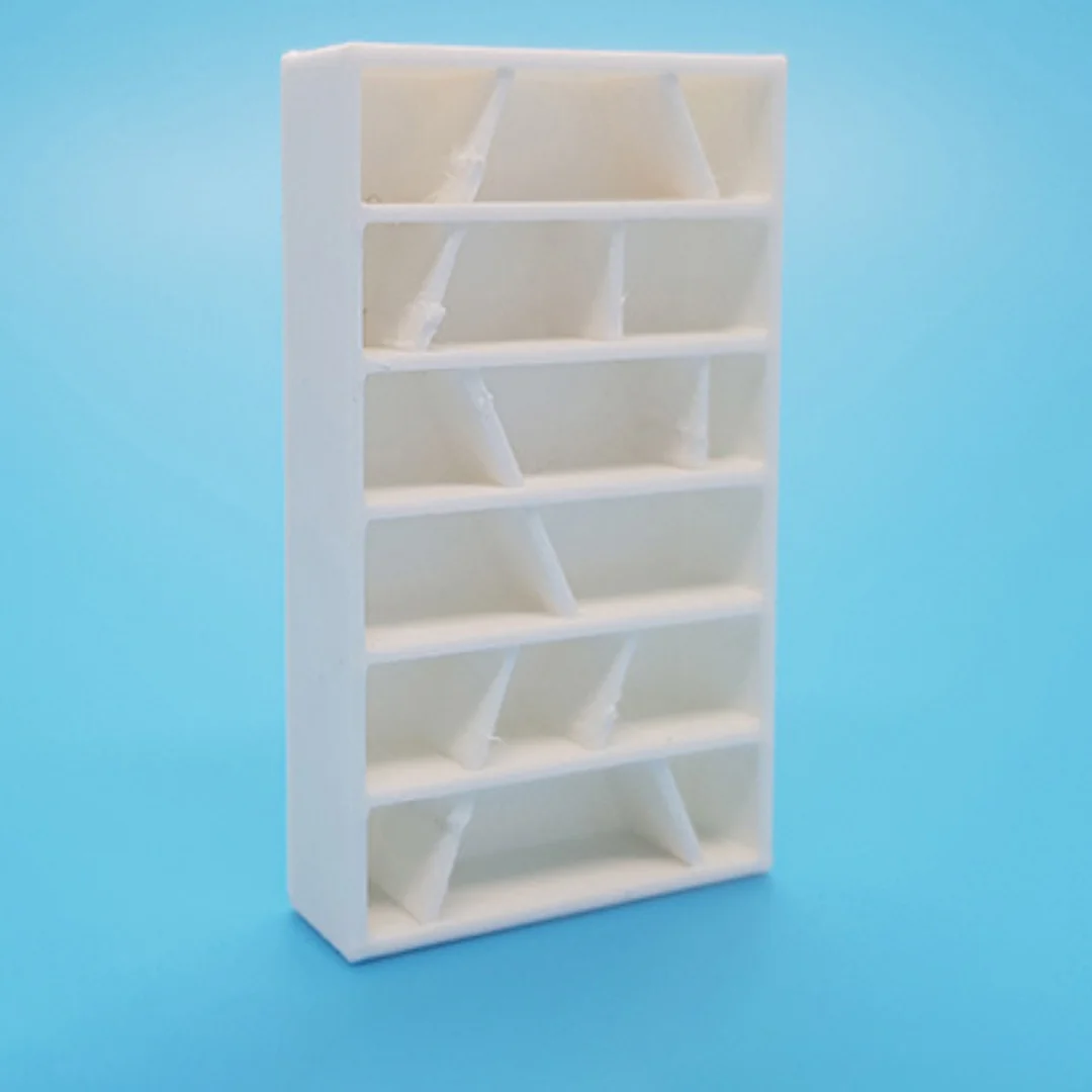 Random Shelves miniature model at 1:50 scale.