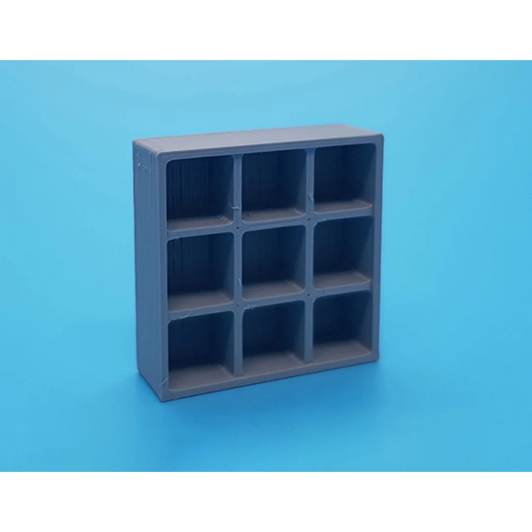 YOI Shelves miniature model at 1:50 scale.