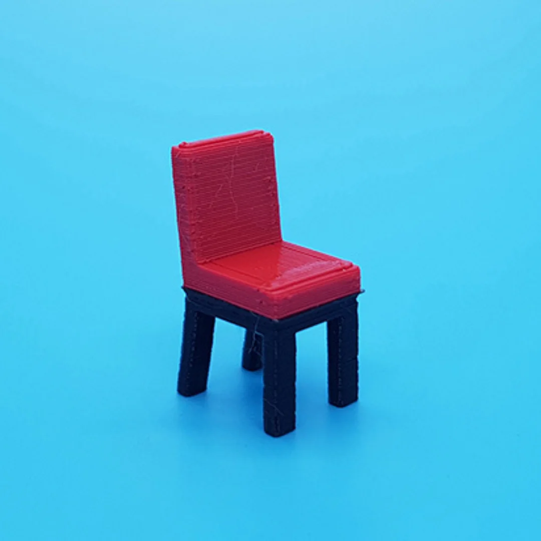 Parsons Chair miniature model at 1:50 scale.