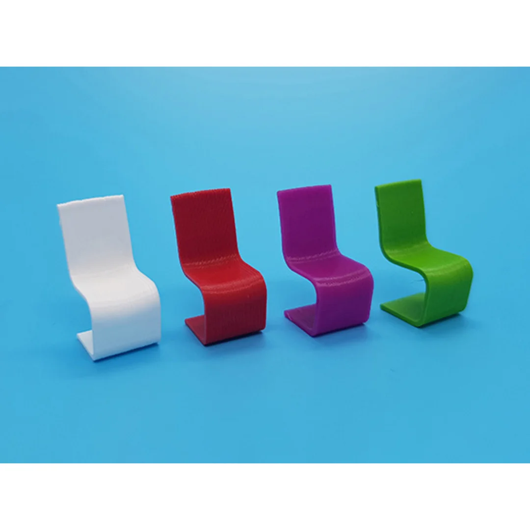 Cantilever Chair miniature models displayed together at 1:50 scale.