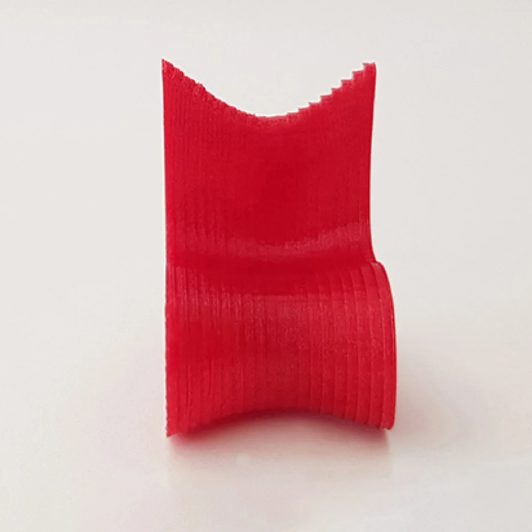 Cantilever Curved Back Chair miniature model at 1:50 scale.