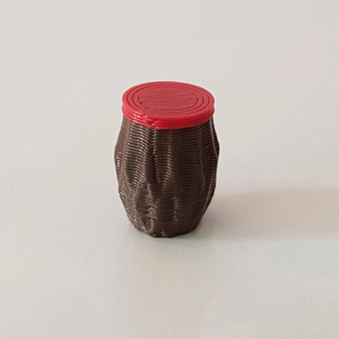 Small Saddle Chair miniature model at 1:50 scale.