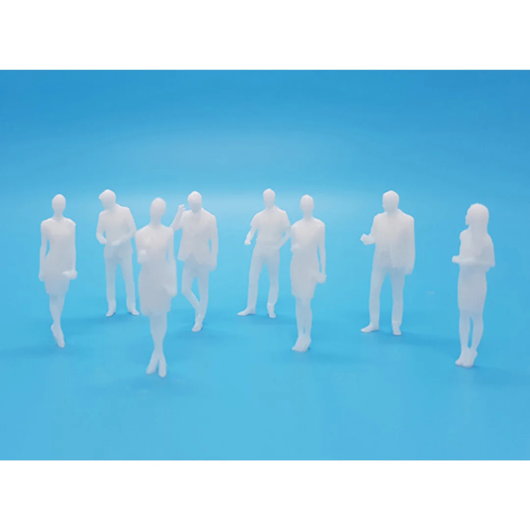 Business-2 miniature human figures displayed together for architectural models at 1:50 scale.