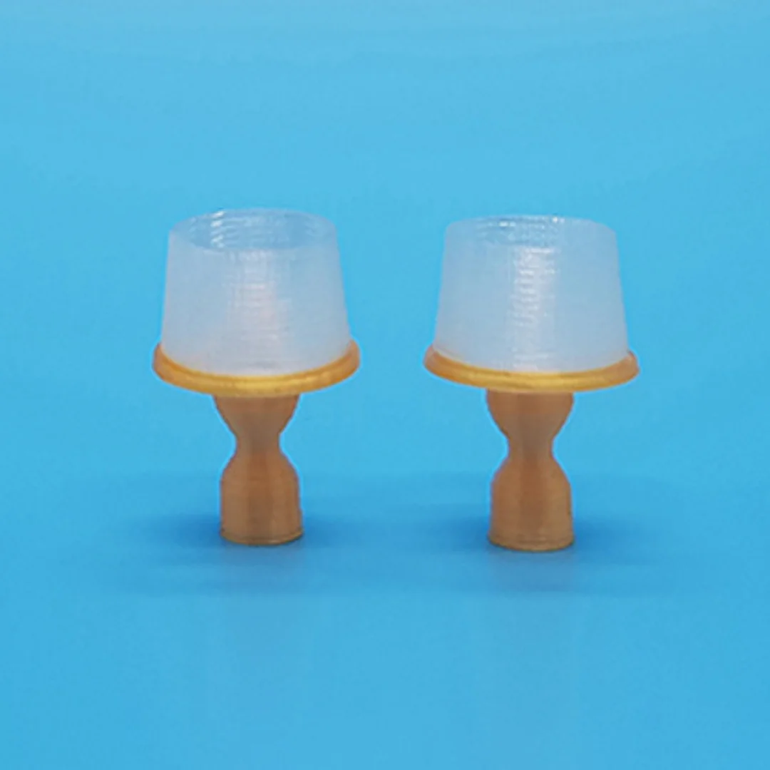 Classic Small Table Lamp miniature models displayed together at 1:50 scale.