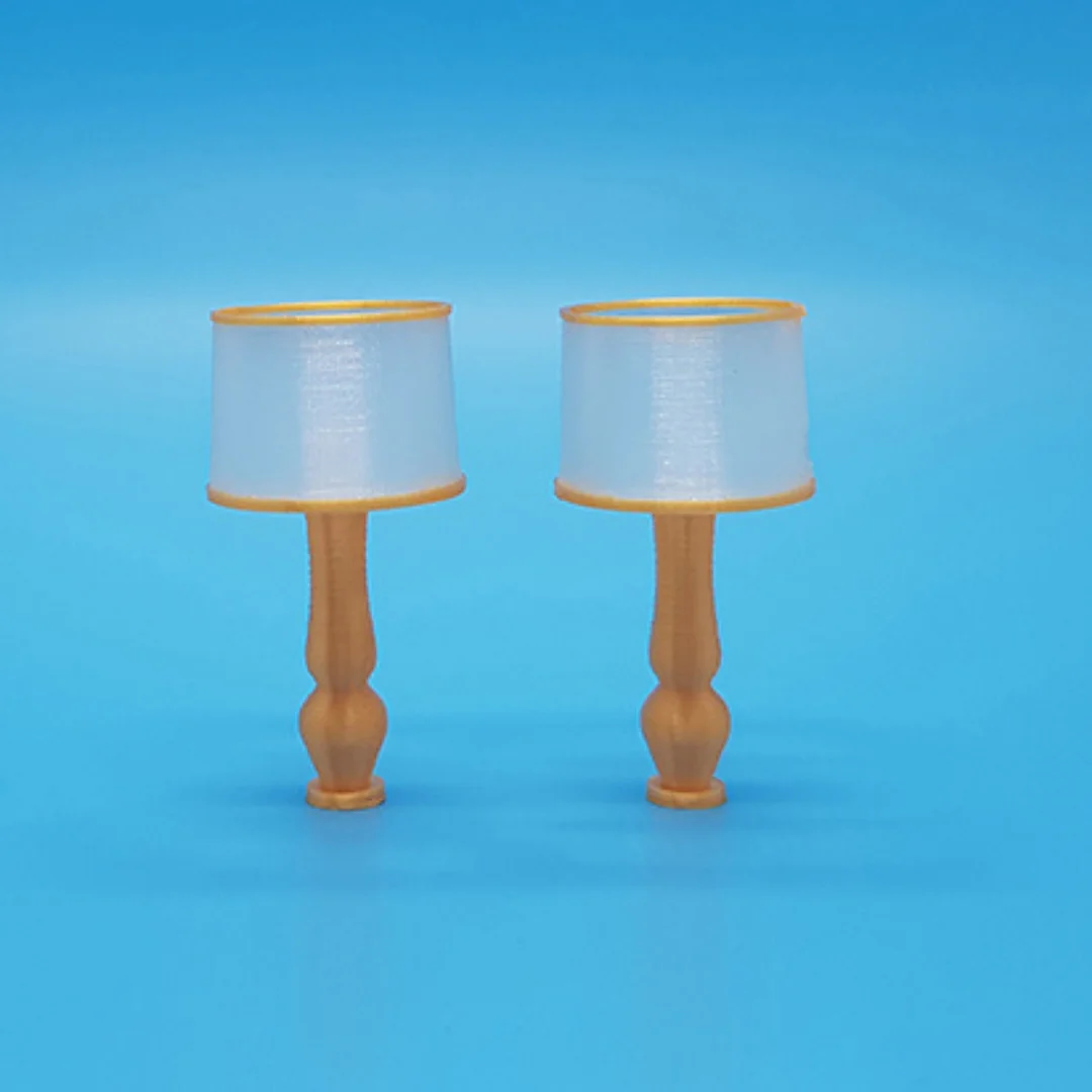 Classic Large Table Lamp miniature models displayed together at 1:50 scale.