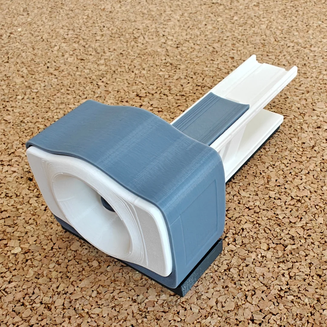 MRI Scanner miniature model at 1:20 scale.