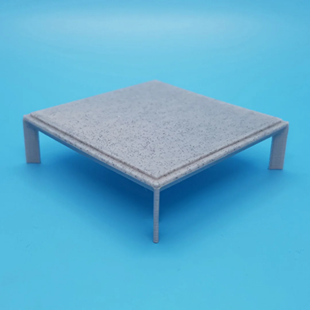 Aster Coffee Table Large miniature model at 1:20 scale.