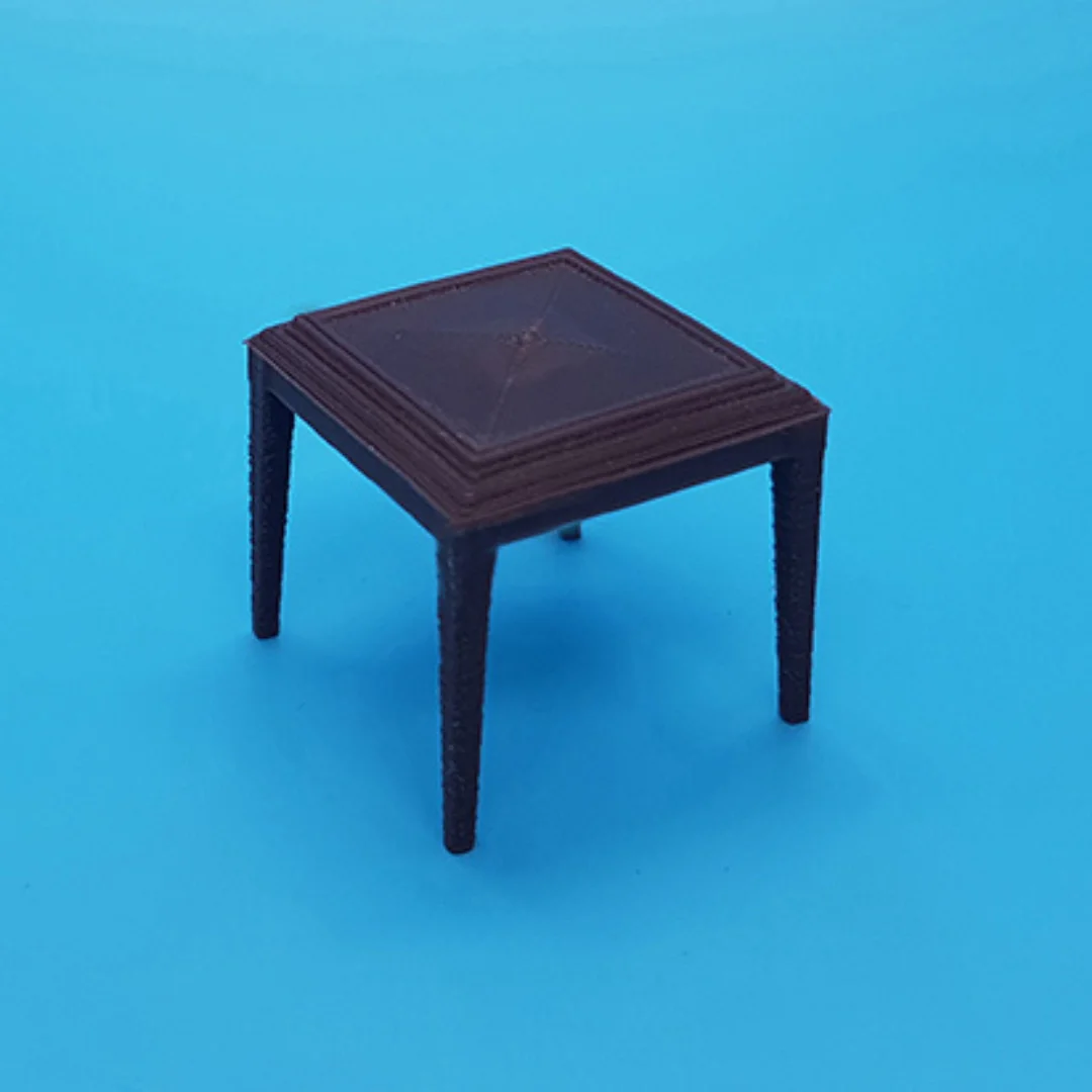 Crown Coffee Table miniature model at 1:20 scale.