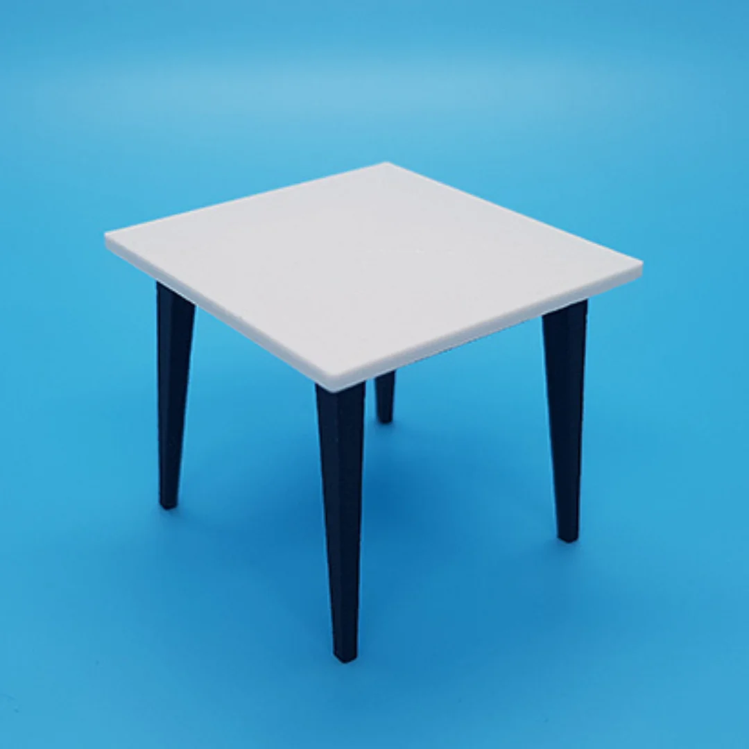 Classic Dining-4 Table miniature model at 1:20 scale.