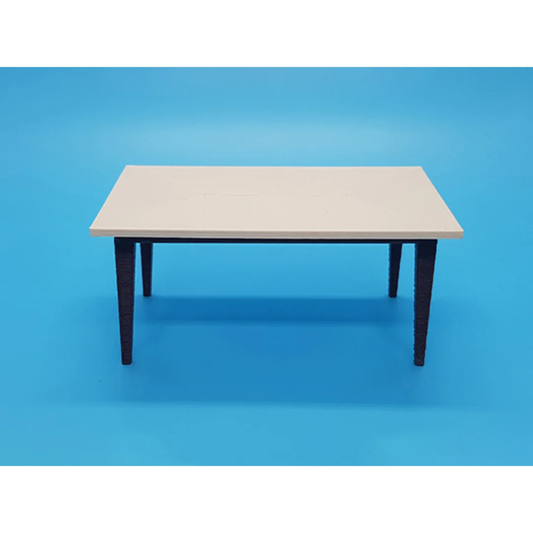 Classic Dining Table miniature model at 1:20 scale.