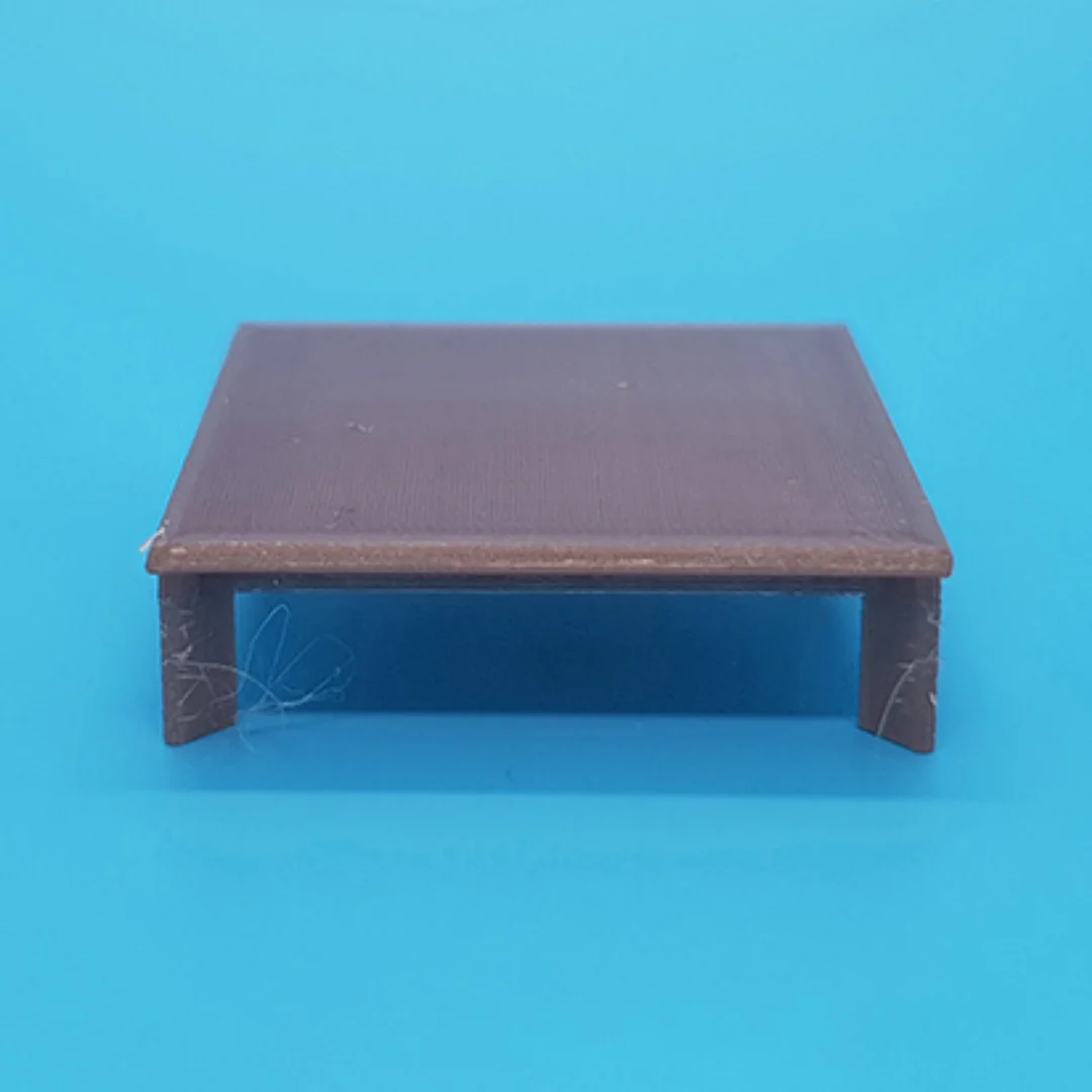 Aster Coffee Table Large miniature model at 1:50 scale.