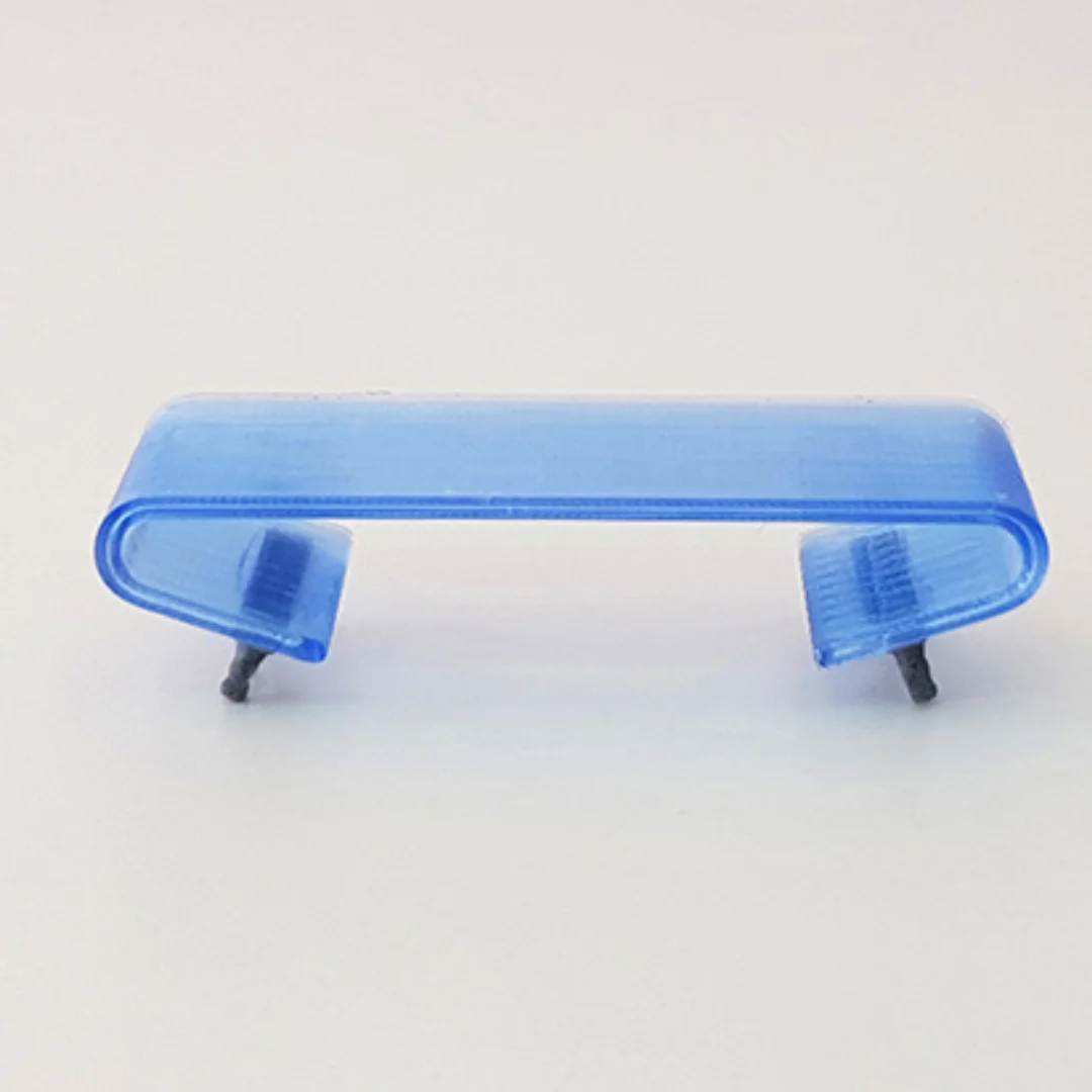 Rounded Coffee Table miniature model at 1:50 scale.