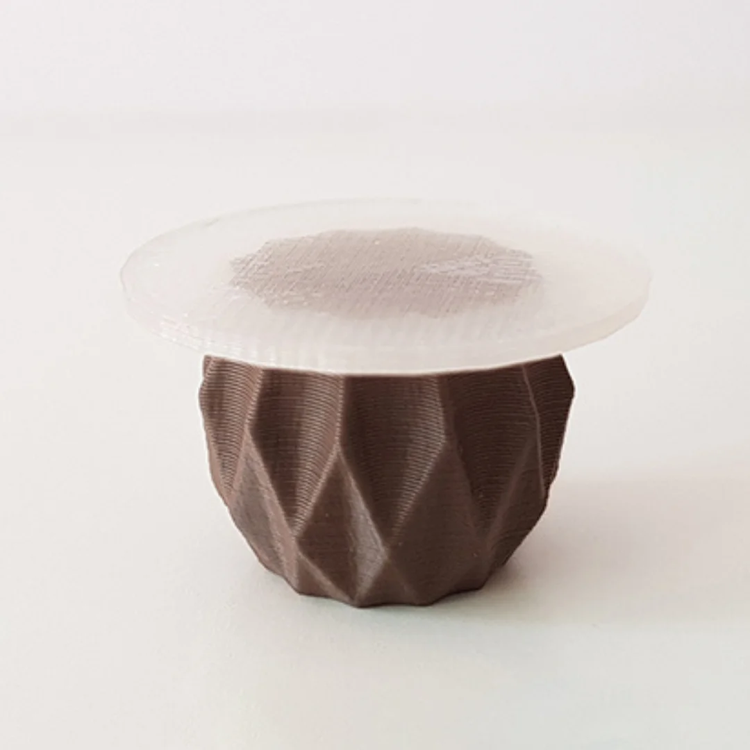 Modern Round Coffee Table miniature model at 1:50 scale.