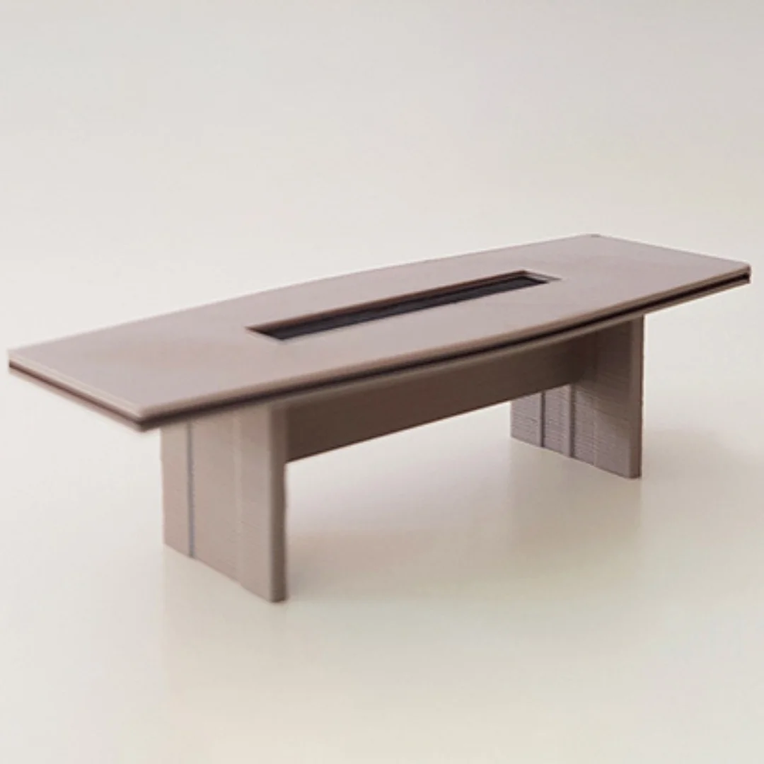 Conference Meeting Table miniature model at 1:50 scale.