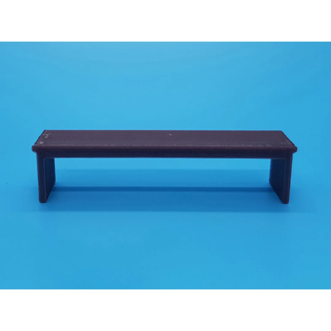 Simple TV Table miniature model at 1:50 scale.