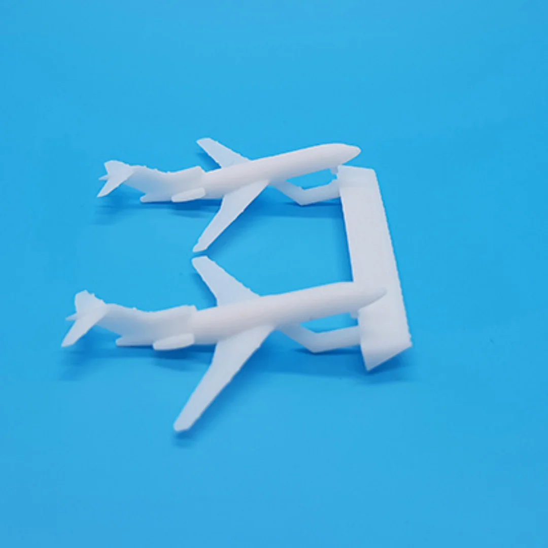 Boeing 727 Airplane miniature models shown together at 1:1000 scale.