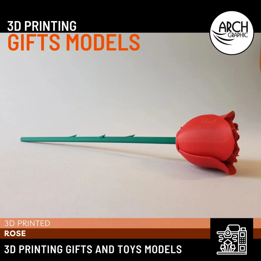3D Printing Rose