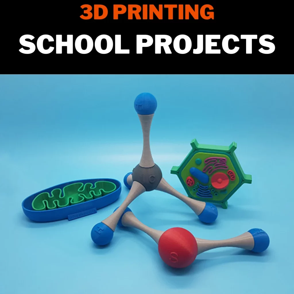 3D Printed School Projects and Student Legend Models in several fields, including chemistry, physics, and mathematics by ARCH GRAPHIC 3D In UAE.