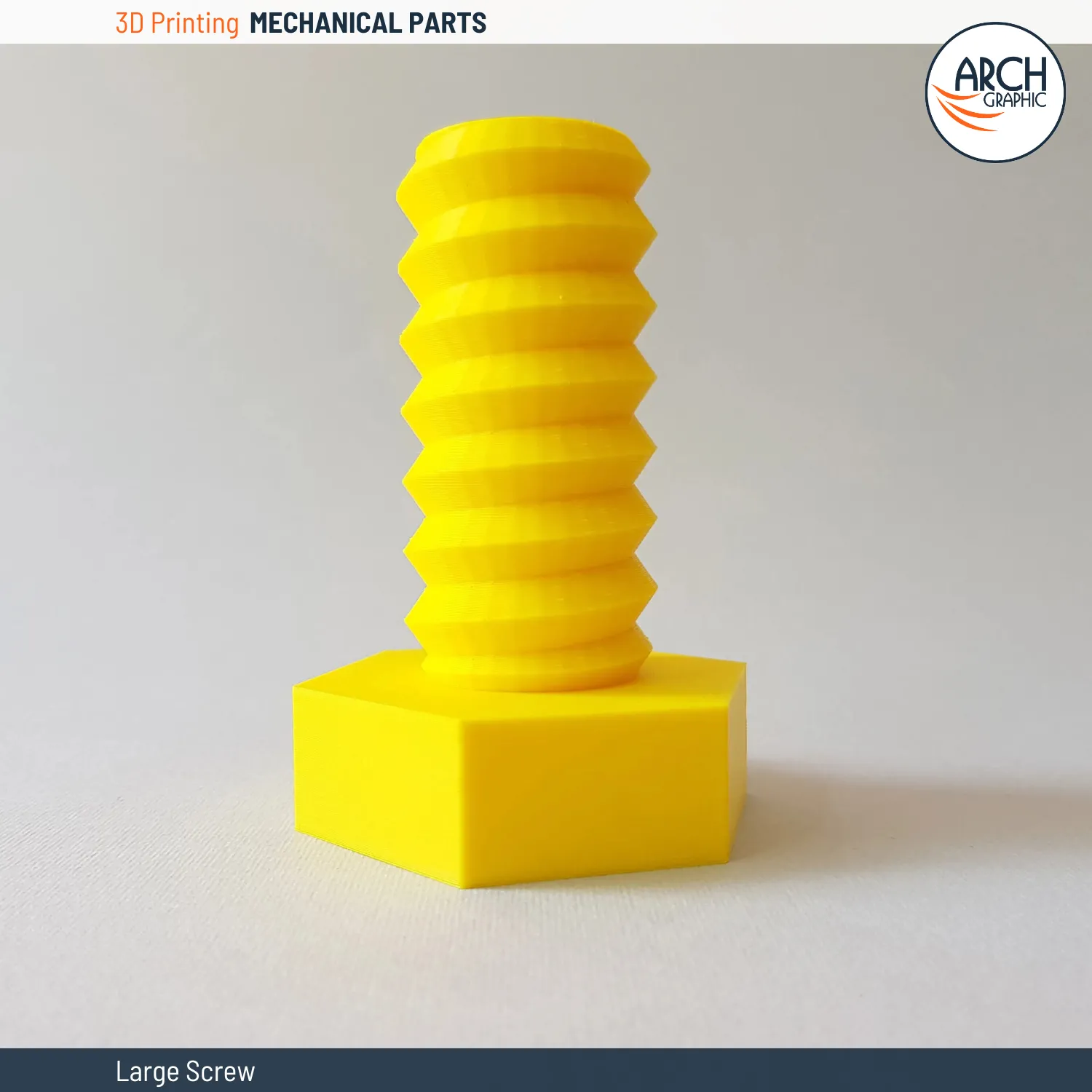 3D Printing Large Screw