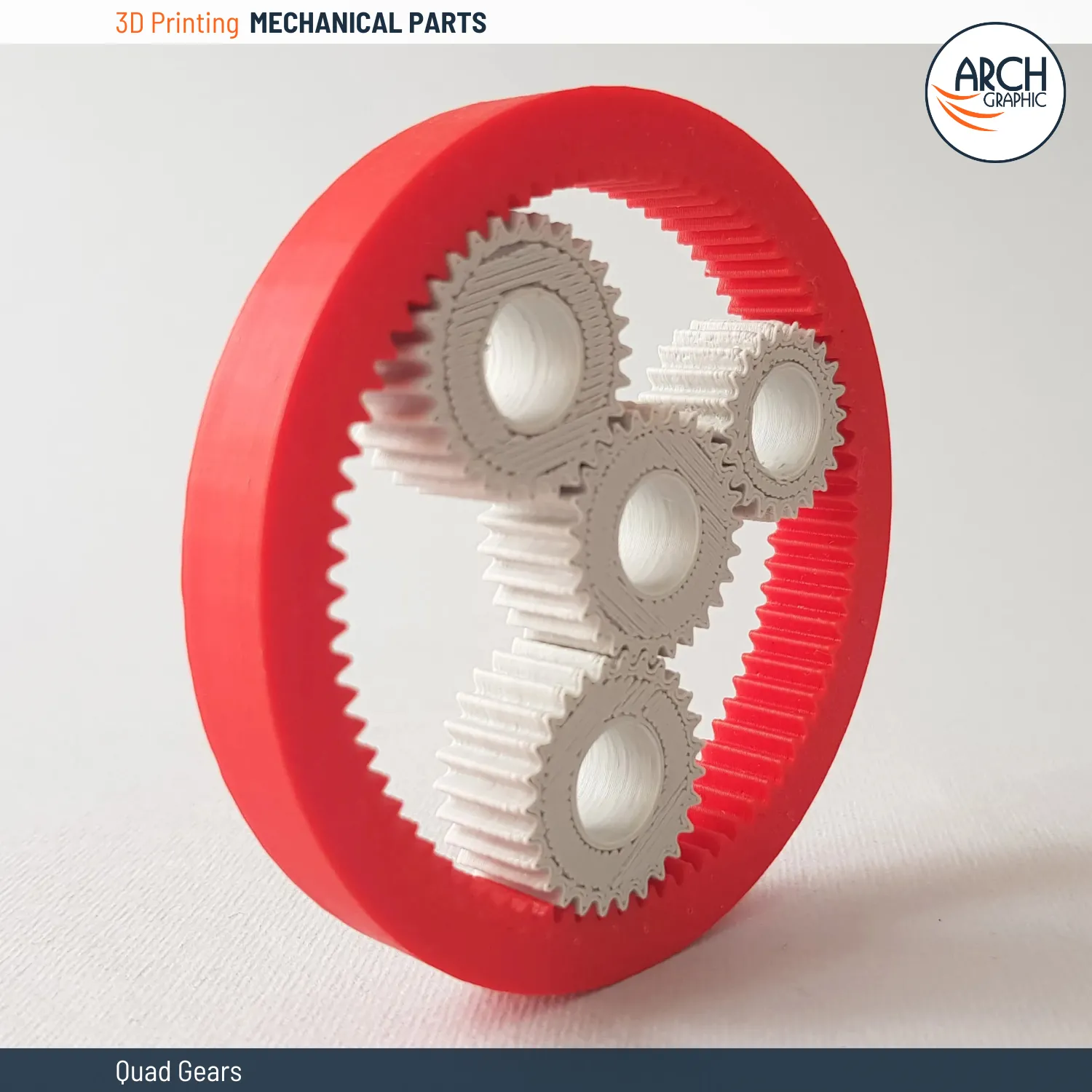 3D Printing Quad Gears