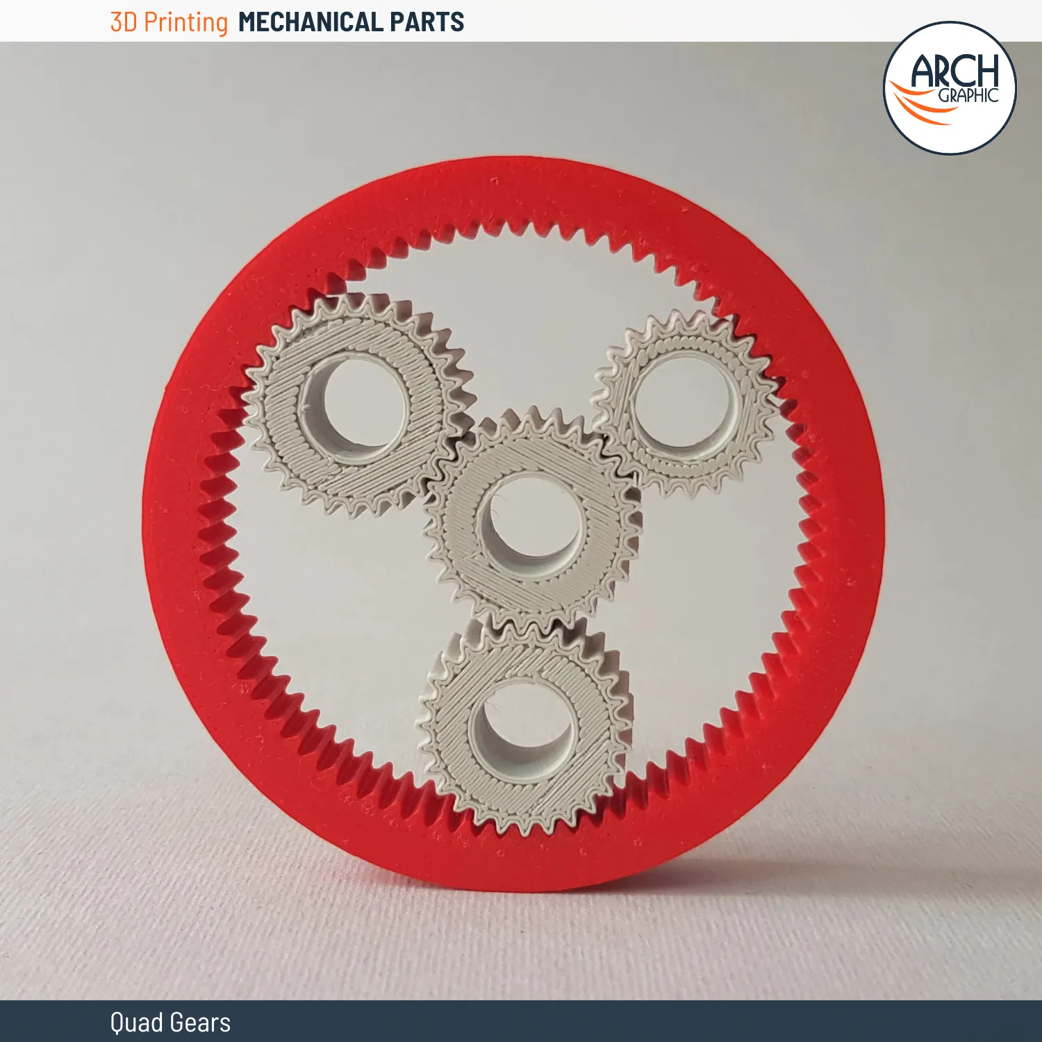 3D Printing Quad Gears