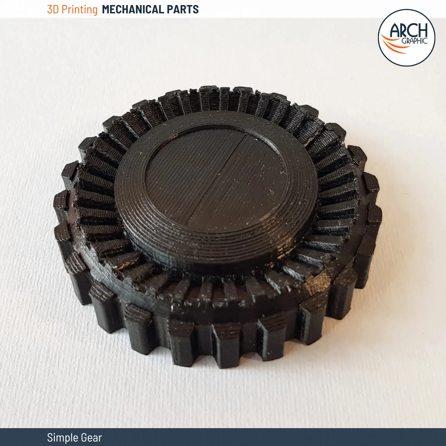 3D Printing Simple Gear