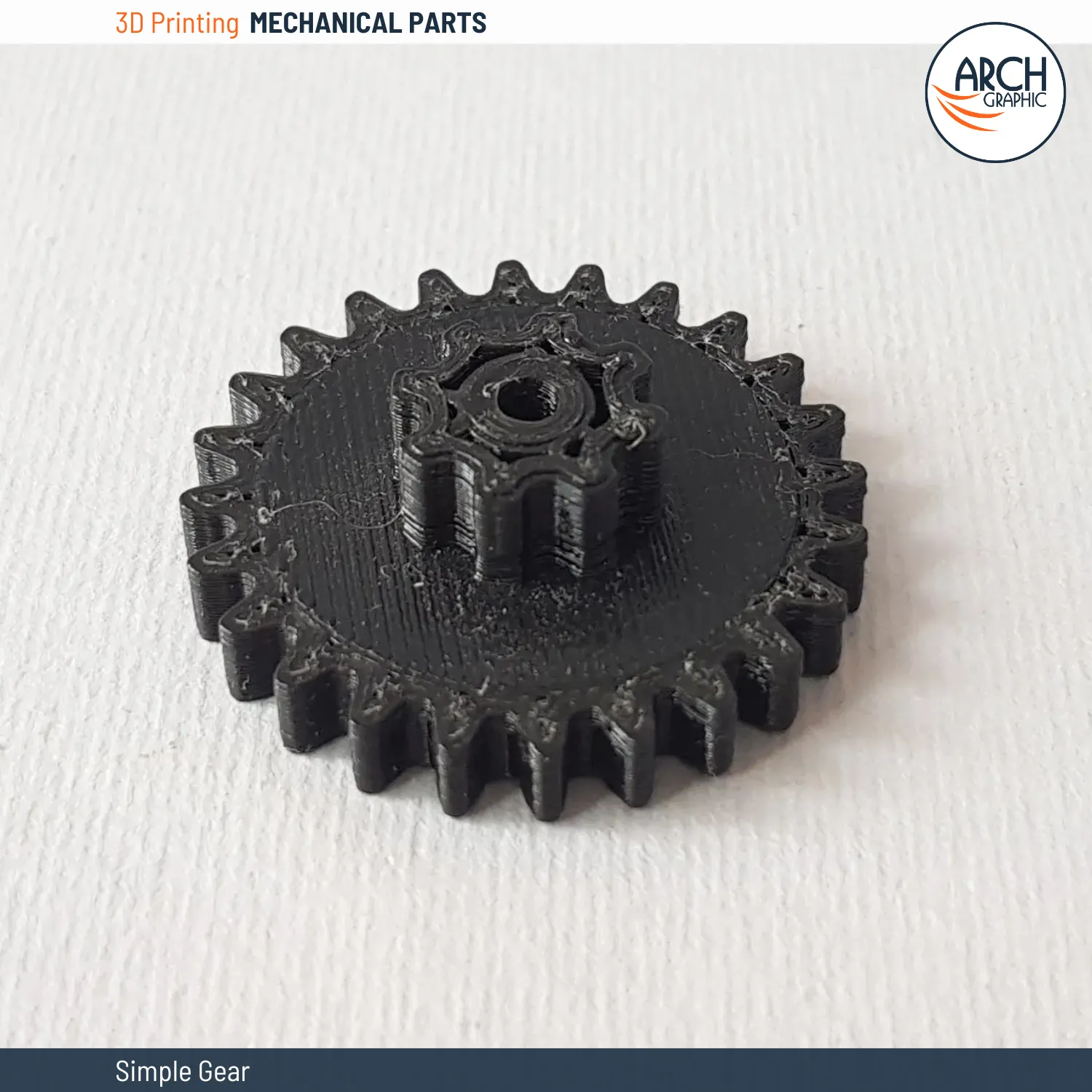 3D Printing Small Gear