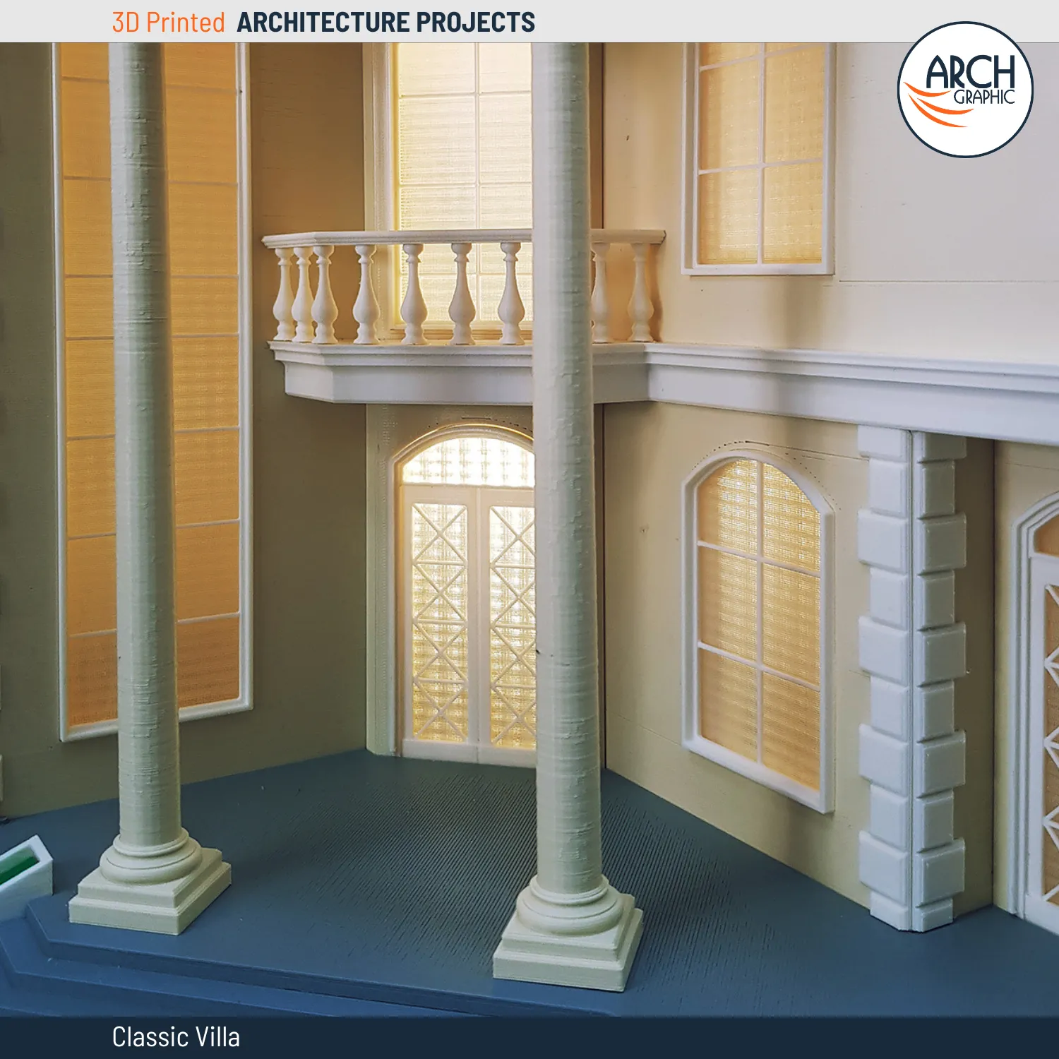 3d print villa model in Abu Dhabi