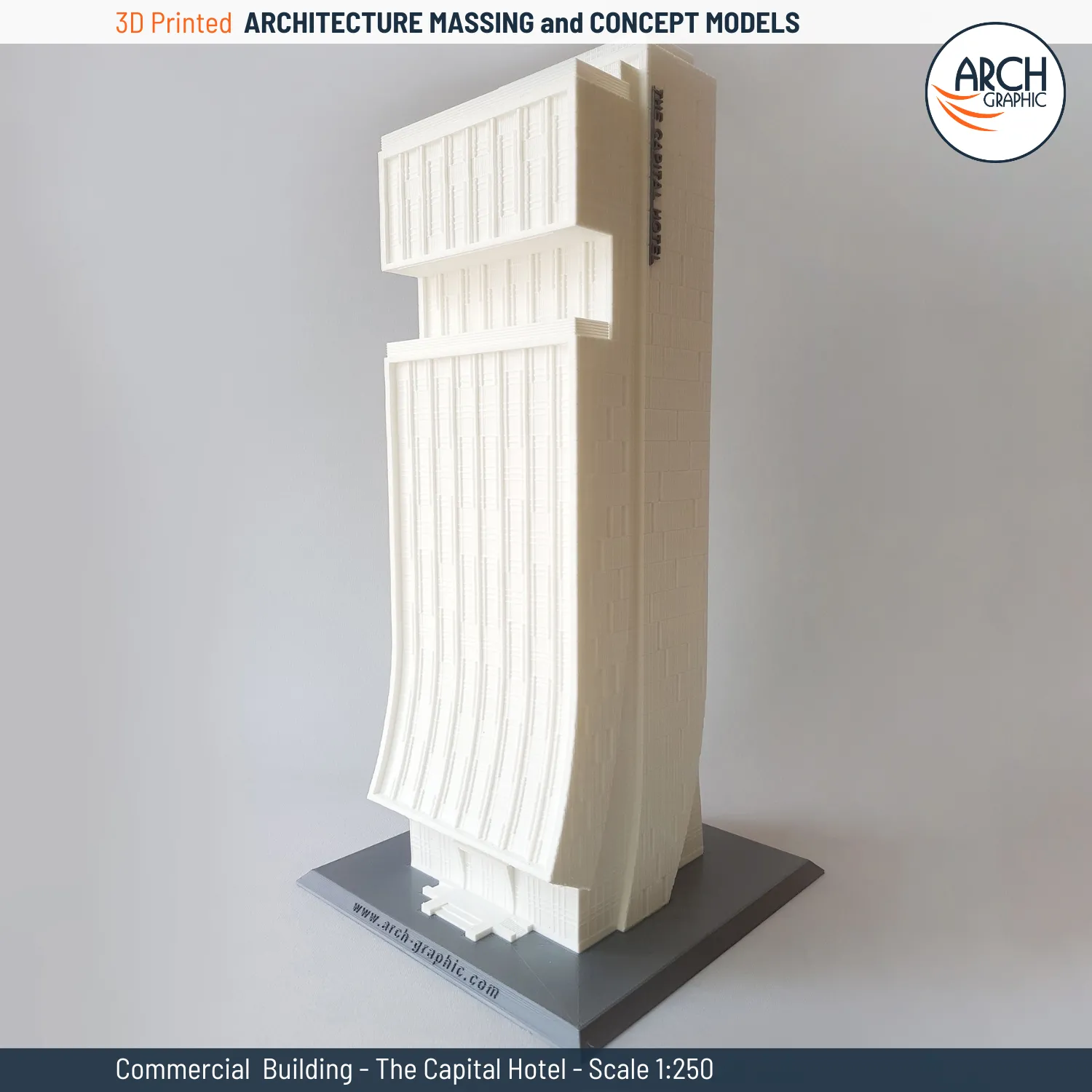 3D Printing Hotel Scale 1:250