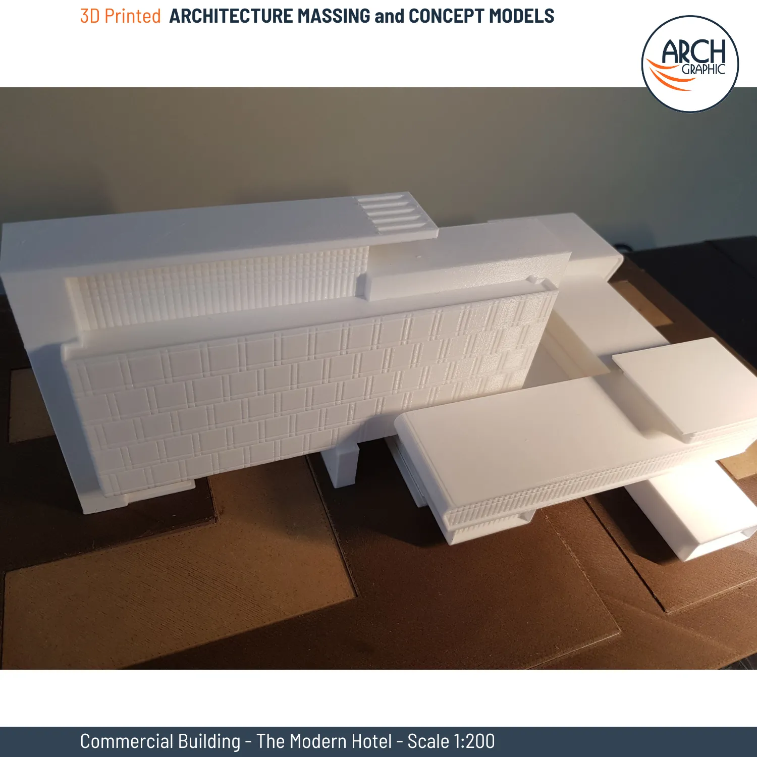 3D Printing Hotel Scale 1:200