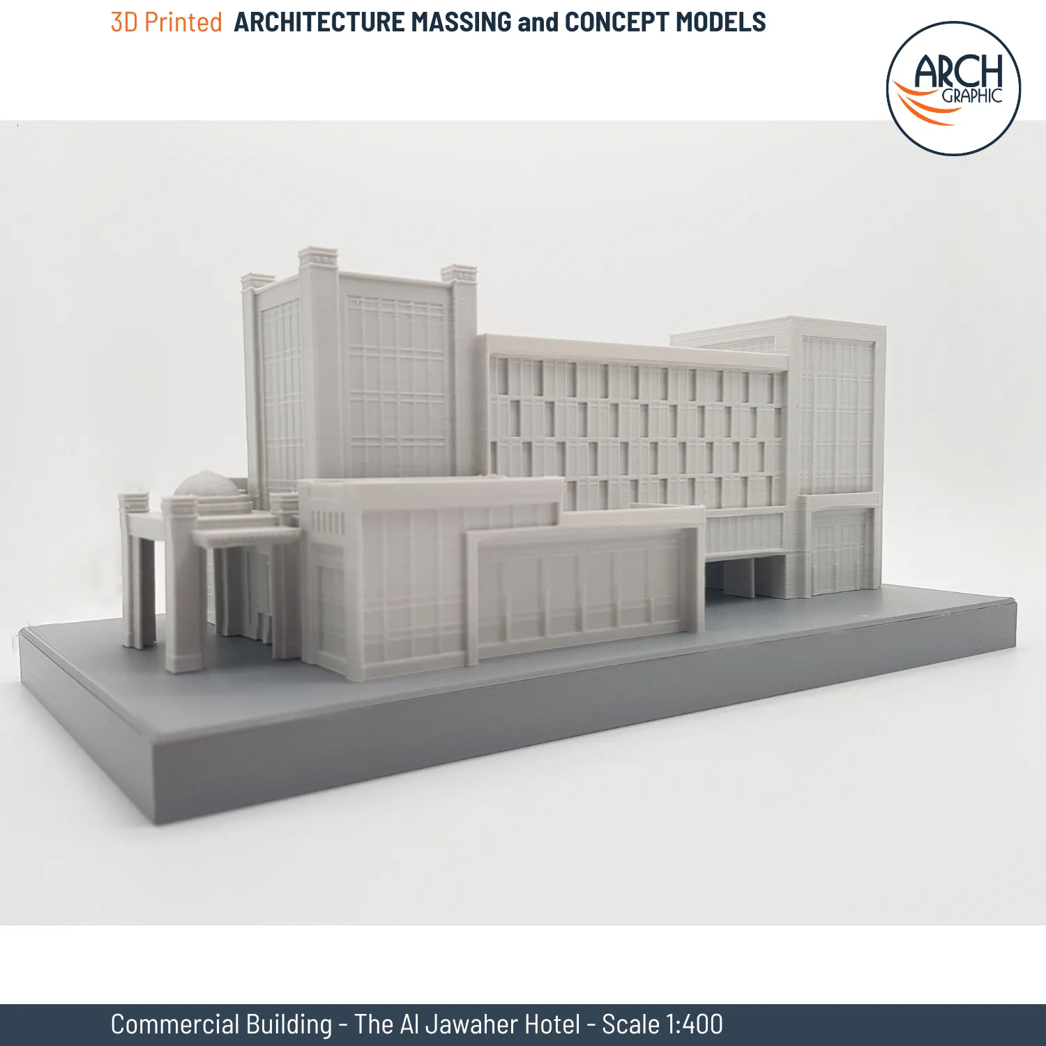 3D Printing Hotel Scale 1:400