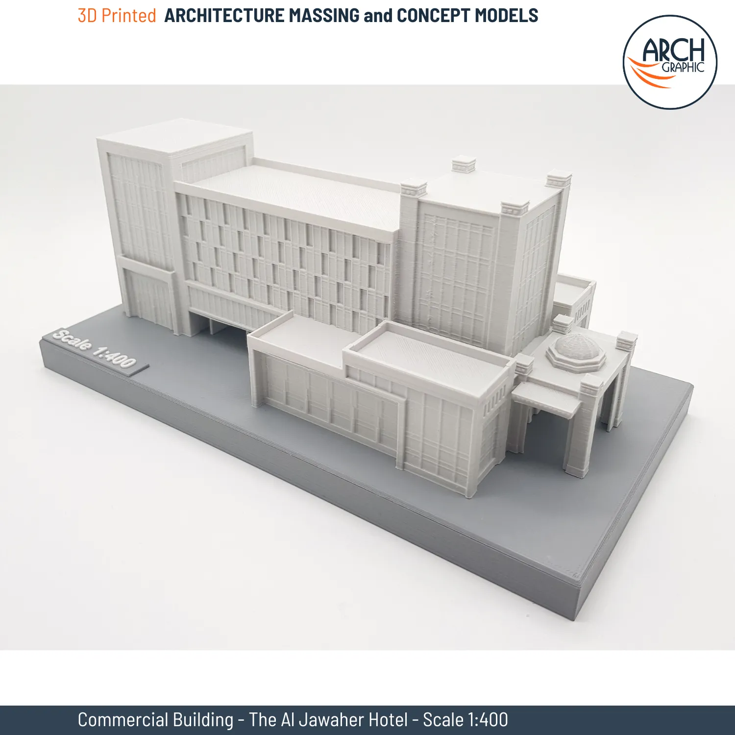3D Printing Hotel Scale 1:400