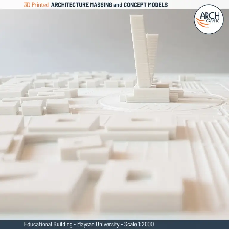 3D Print Site plan in Dubai