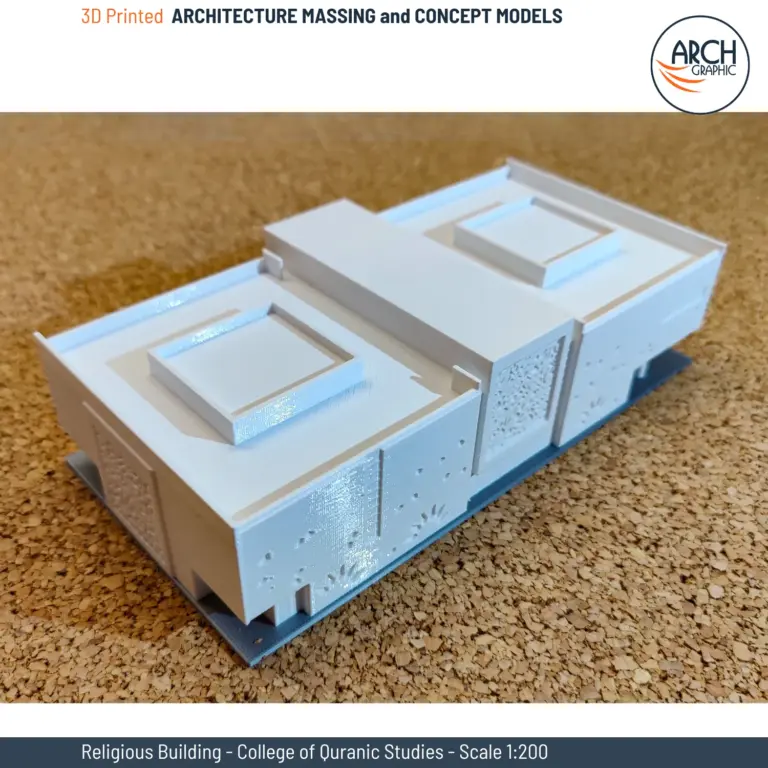 3D Printing Islamic Buildings Scale 1:200
