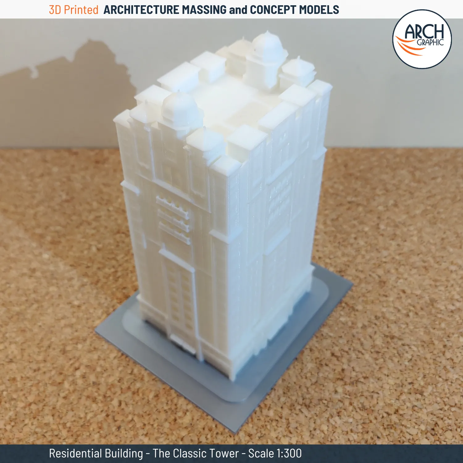 3D Printing Residential Building Scale 1:300