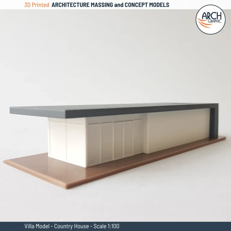 3D Print Country House Scale 1:100
